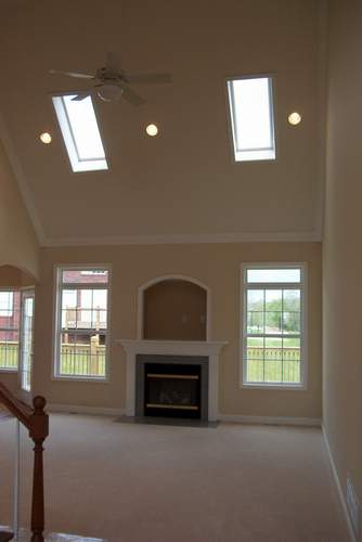 Living Room With Skylights